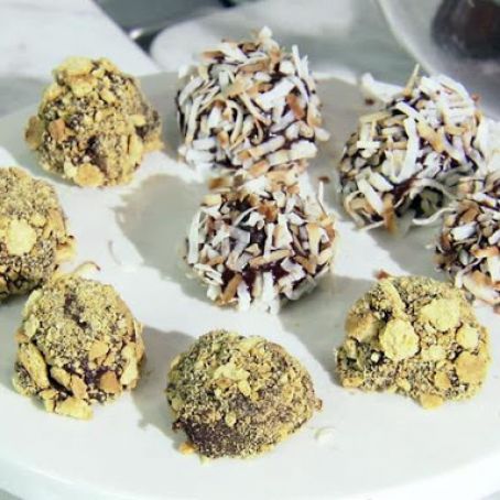 Crunchy Coated Chocolate Truffles