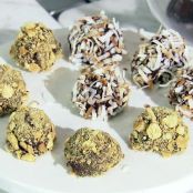 Crunchy Coated Chocolate Truffles