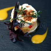 TIMBAL DE BACALAO CON PIMIENTOS Y PAPAS