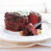 Pepper Crusted Filet Mignon