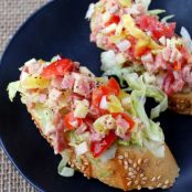 Italian Sub Bruschetta