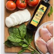 20 minute Easy Skillet Chicken Caprese