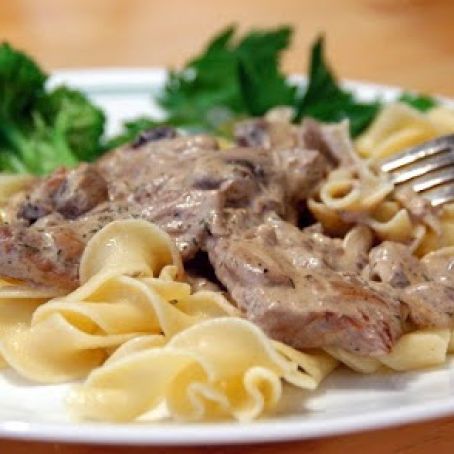 Beef Stroganoff