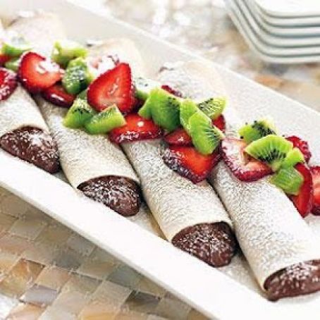 Chocolate Cream Crepes