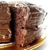 Almost Vegan Chocolate Cake