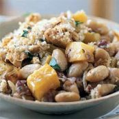 Roasted Garlic and Butternut Squash Cassoulet