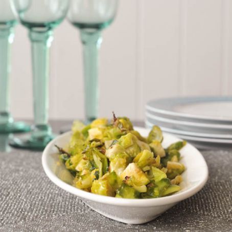 Brussels sprouts-ginger lime