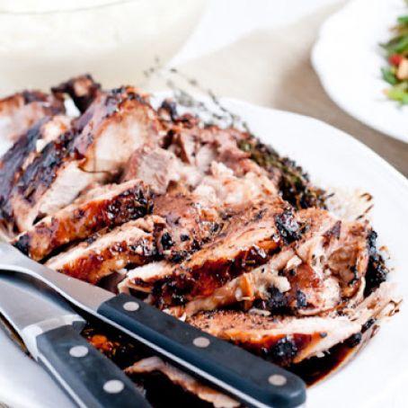 Slow-Cooker Herbed Balsamic Pork Roast