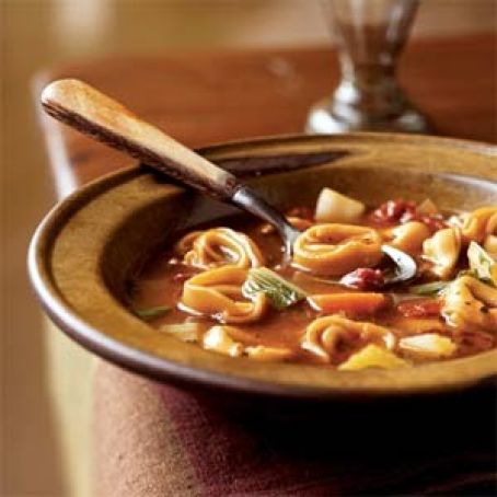 Italian Sausage Tortellini Soup
