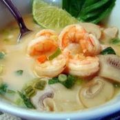 Spicy Coconut Shrimp Soup
