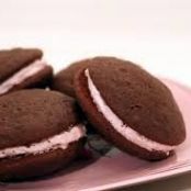 Raspberry Whoopie Pies