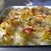 Creamy Baked Fettuccine with Asiago and Thyme (Adult Mac.& Chesse)