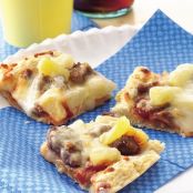 Sausage and Pineapple Pizza