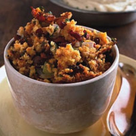 Toasted Cornbread, Bacon and Chestnut Stuffing