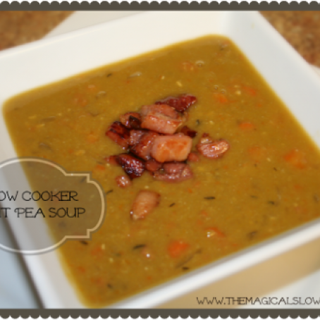 Slow Cooker Split Pea Soup