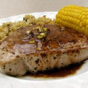 Seared Ahi Tuna Glazed With Wasabi Butter