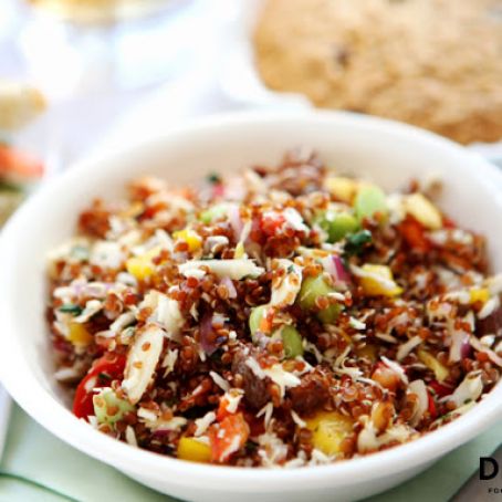 Apple Quinoa and Kale Salad