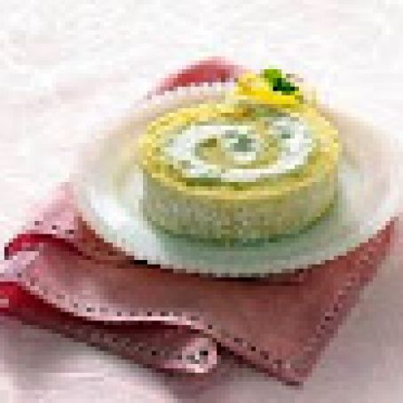 Lemon Cream Rolled Cake