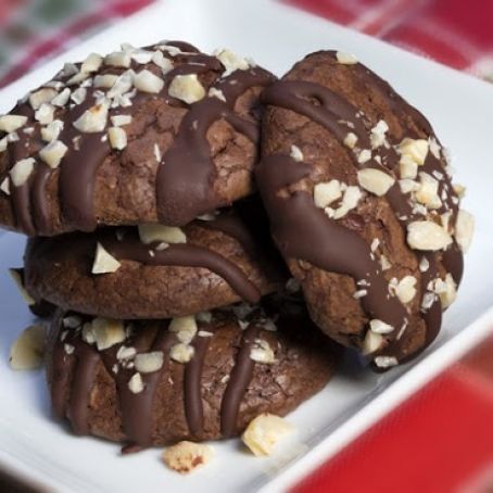 Espresso-Hazelnut Truffle Cookies
