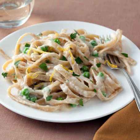 Fettuccine Alfredo with Veggies
