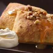 Pumpkin Ravioli with Salted Caramel Whipped Cream