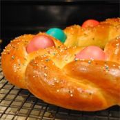 Braided Easter Egg Bread
