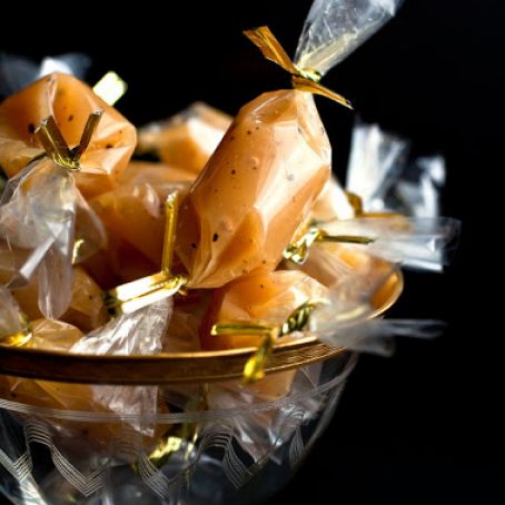 Black Pepper and Bourbon Caramel Chews