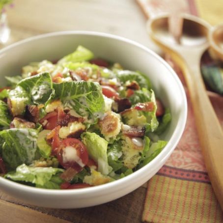 Cornbread Salad with Buttermilk-Chive Dressing and Maple Bacon 