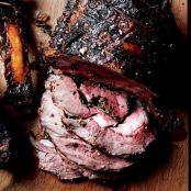 Horseradish and Parsley Stuffed Ribeye Roast