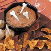 Vampire Black Bean & Lots of Garlic Dip
