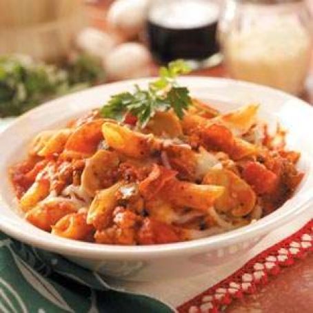 Meaty Pasta Casserole
