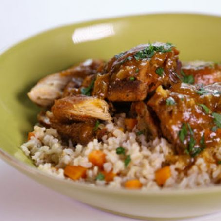 Laila Ali's Stewed Chicken and Gravy