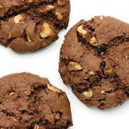 Walnut chocolate cookies