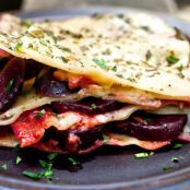 Beet Lasagna with Herb Bechamel