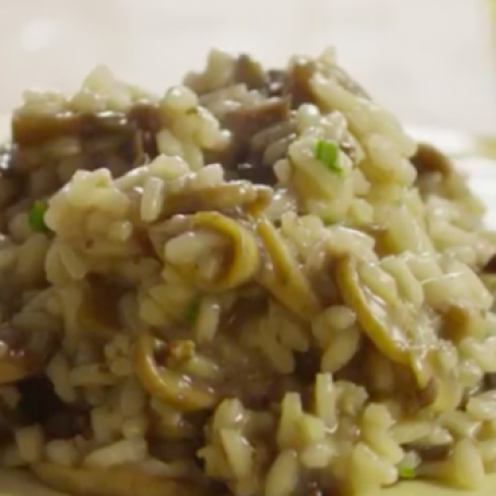 Baked Mushroom Risotto