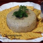Pâté Champignon with Cognac and Truffle Oil
