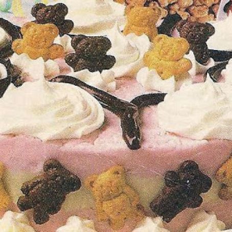 Teddy ice cream cake