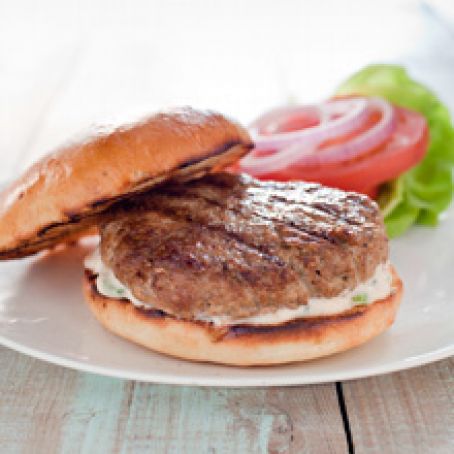 Juicy Grilled Turkey Burgers