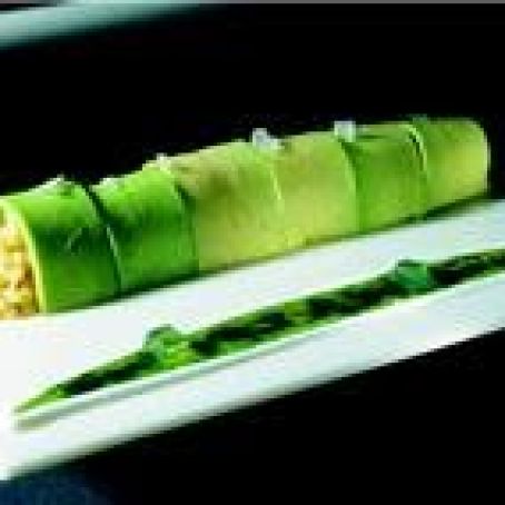 Mini-Corn Cob Cous-Cous with Avocado Pear