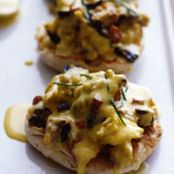 Bacon, Cheese and Scrambled Egg Sandwiches with Hollandaise
