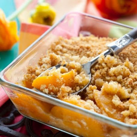 Peach Pineapple Crumble