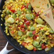 Corn and Lima Bean Ragout