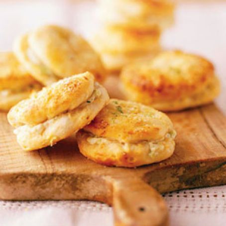 Green Onion Parker House Biscuits