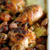 Spanish Chicken with Chorizo and Potatoes