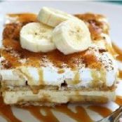 Caramel Banana Cream Tiramisu