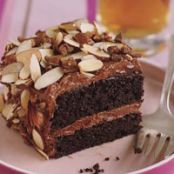 Toffee Almond Crunch Cake