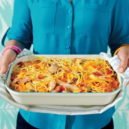 Chicken-Spaghetti Casserole