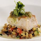 MACADAMIA & VERBENA CRUSTED SEA BASS