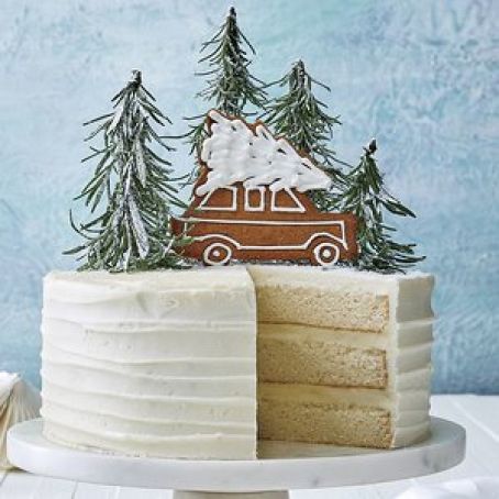 Best White Cake, Vanilla Buttercream 