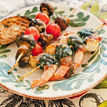 Prosciutto-and-Spinach Wrapped Shrimp